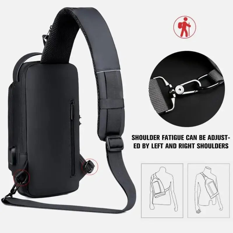 LockLuxe Crossbody - Anti Theft Waterproof Bag