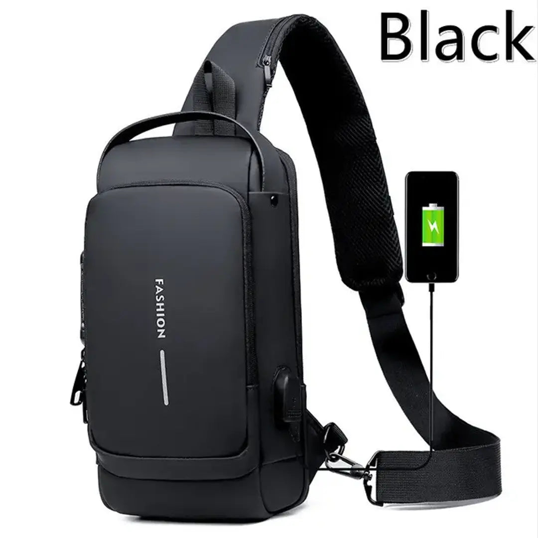 LockLuxe Crossbody - Anti Theft Waterproof Bag