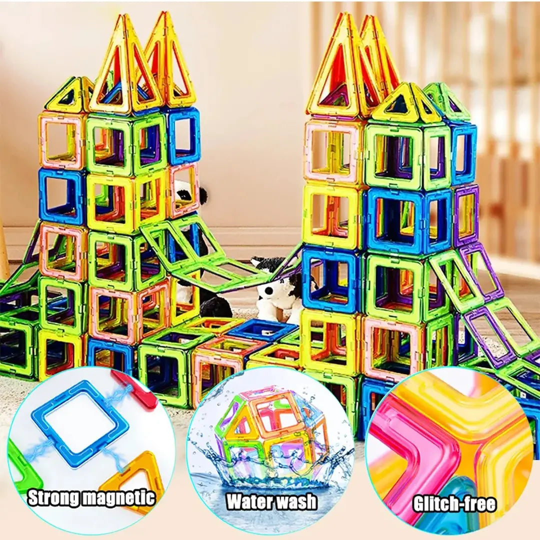 MindMasons - 100pc Magnetic Building Block Set