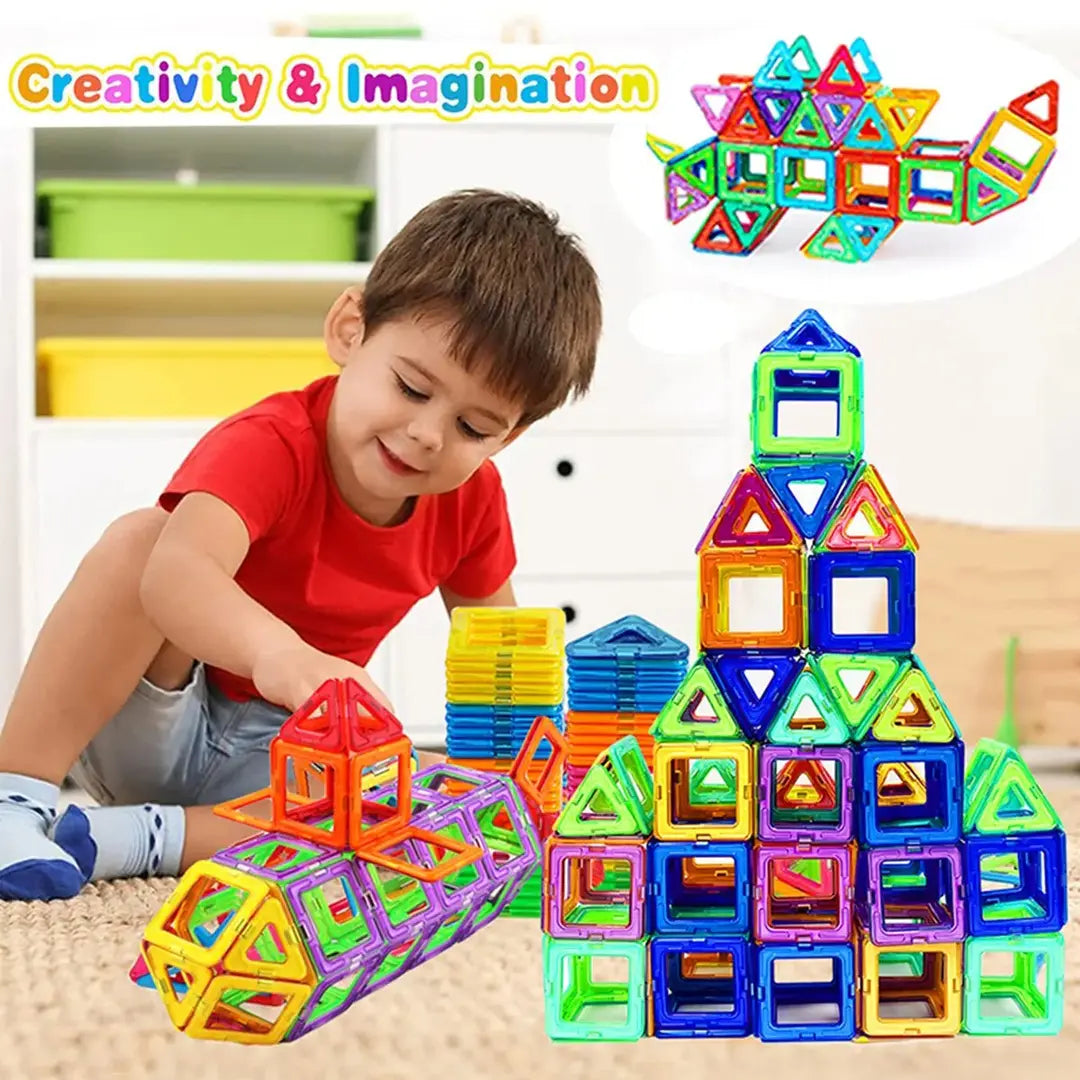 MindMasons - 100pc Magnetic Building Block Set