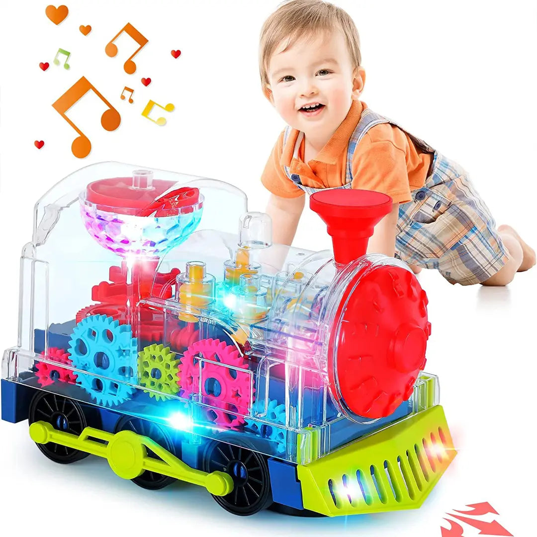 Smarty Tracks - Transparent Gear Train Toy