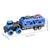 MightyMover - Big Blue Transporter Truck with Cars